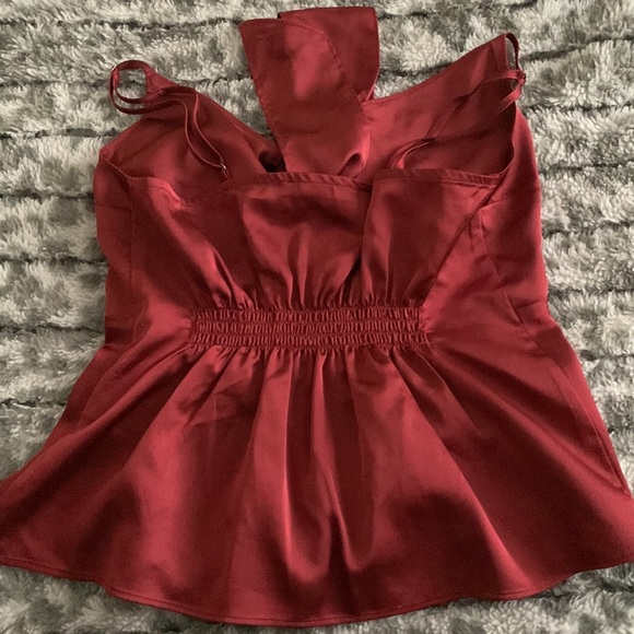 Abercrombie & Fitch Red Silk Camisole Top - Picture 3 of 3